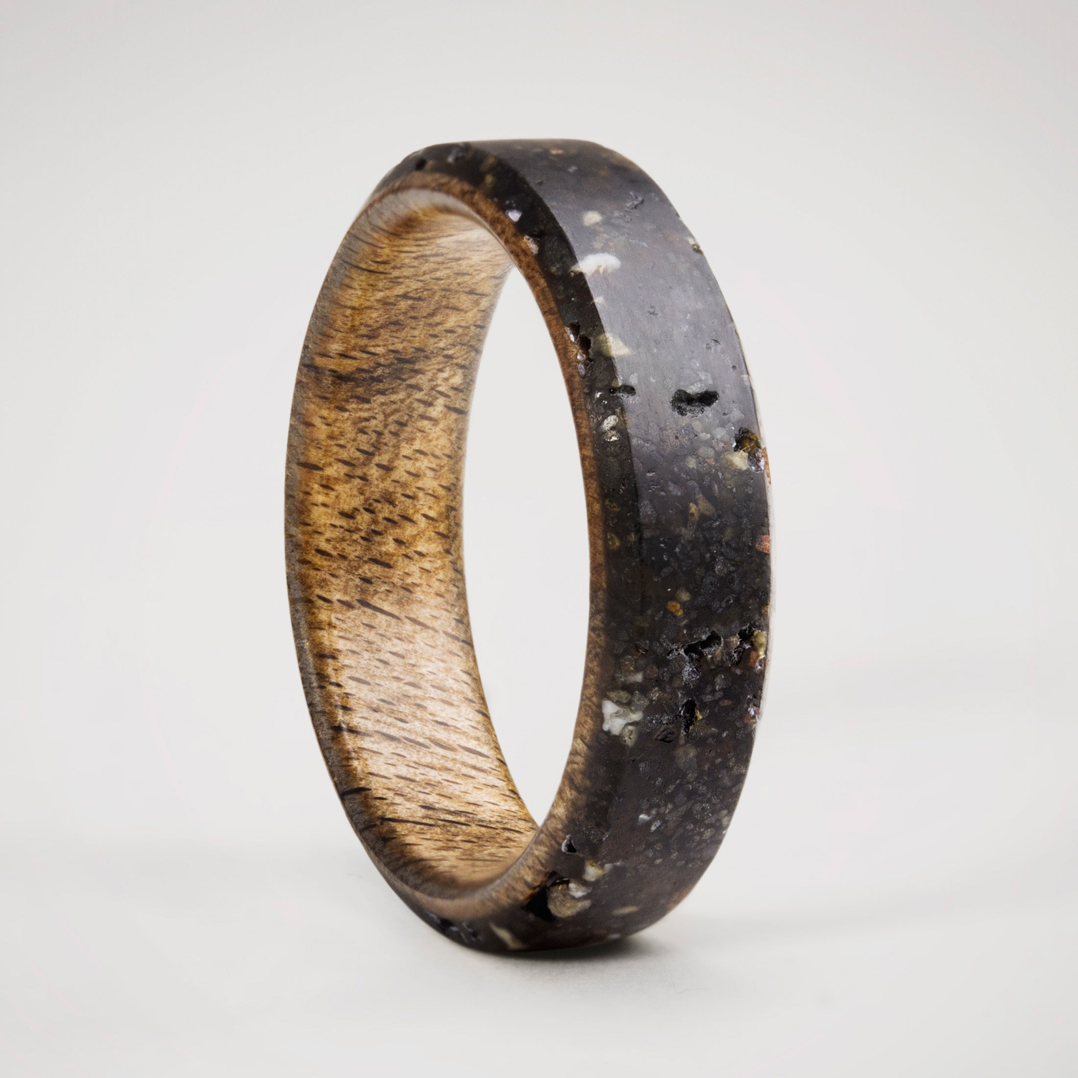 Patagonic Stone and wood ring